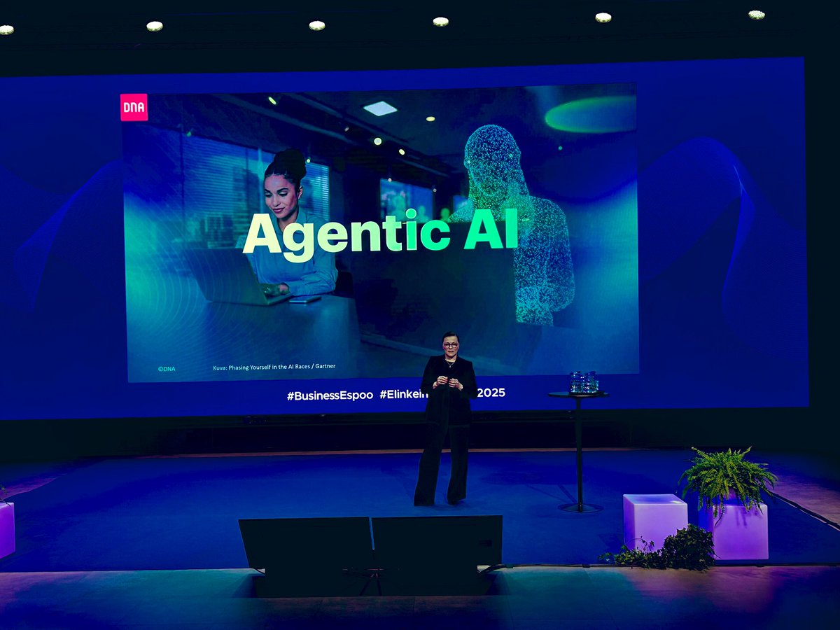 <a href="/AnnaYlihurula/">Anna-Mari Ylihurula</a> Agentic AI, eräänlainen autonominen tekoäly tulee työntekijän avuksi.