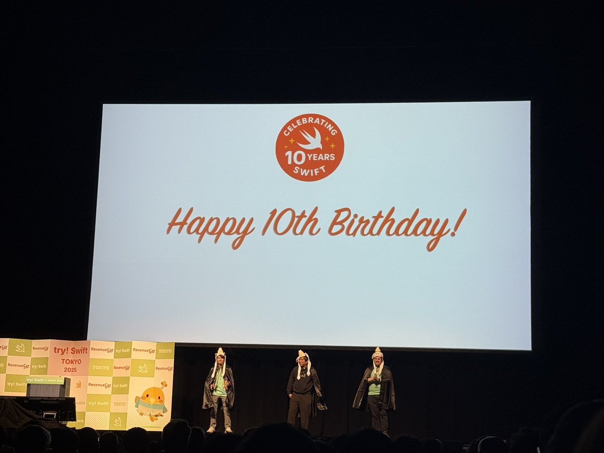 They know how to open a conference! Sooo fun! 🤩 #tryswifttokyo