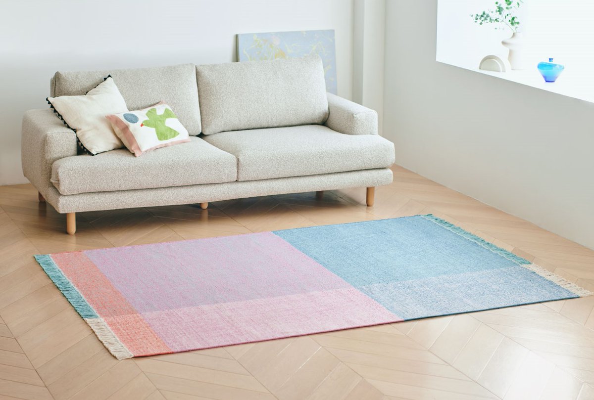 春夏の新作ラグをご紹介！ インドの職人の手でていねいに織り込まれた