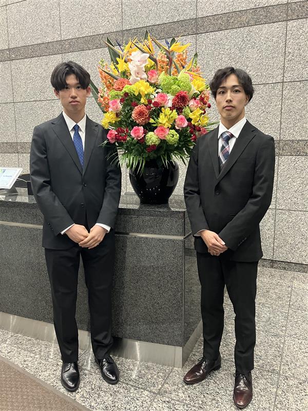 komori_corp's tweet photo. 【陸上競技部 情報🏃】
2025年4月1日より、富永椋太 選手・林晃耀 選手の2名が入部しました！ご声援よろしくお願いします！以下選手のコメントです。#KOMORI https://t.co/ES6PfuRpFa