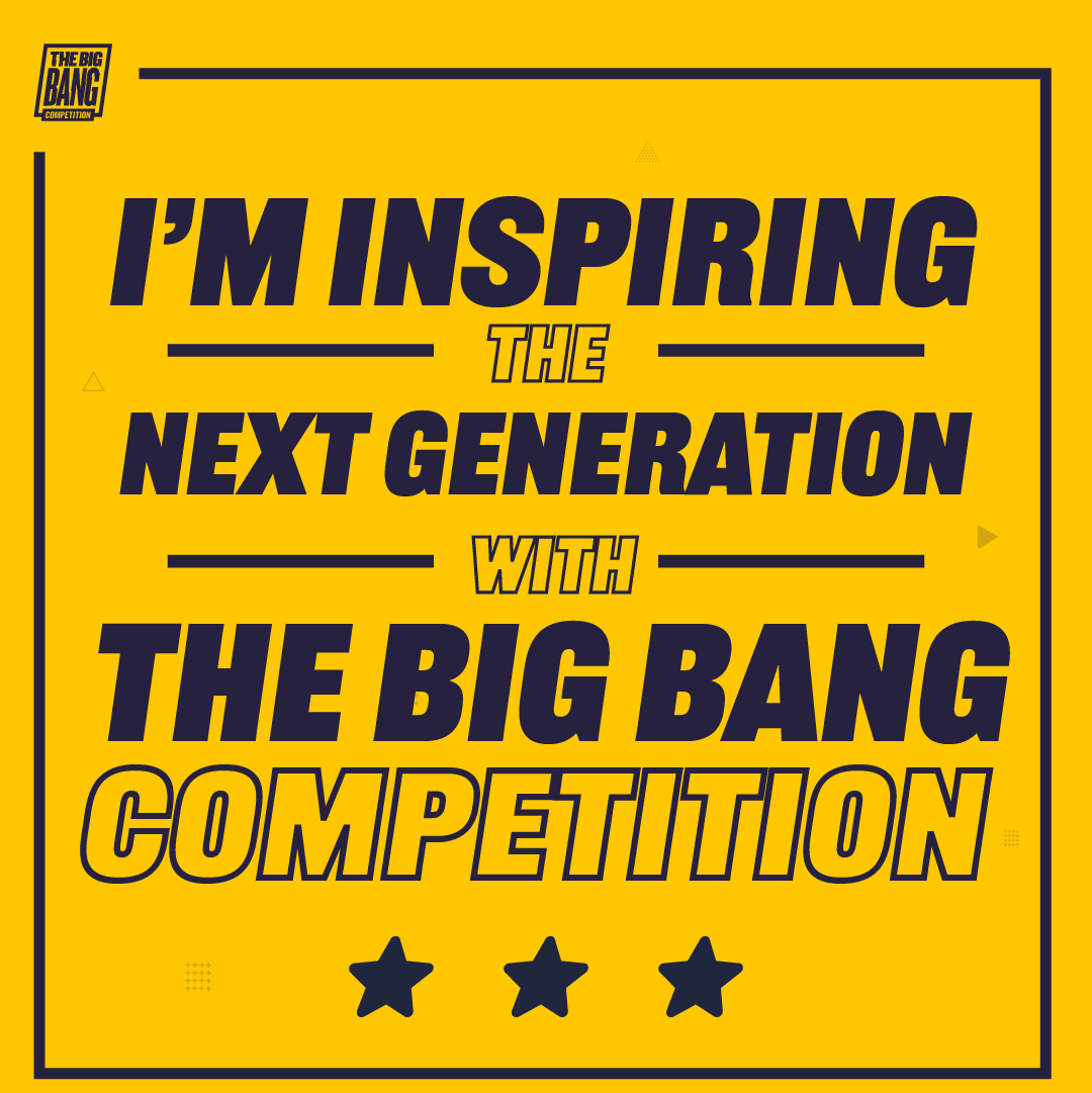 I’m a judge this year for The #BigBangCompetition, helping find the next Big Bang UK Young Scientist, UK Young Engineer and UK Young Technologist of the Year. I can’t wait to see the incredible STEM projects from young people across the UK.