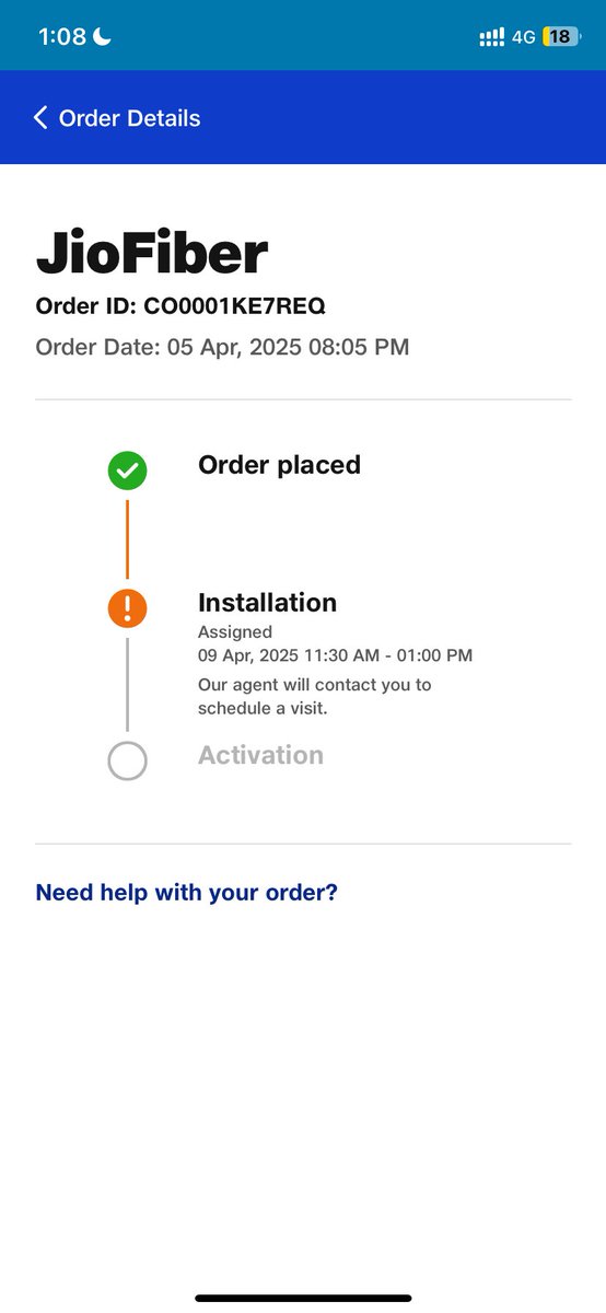 DPR_0610's tweet photo. @reliancejio Patheic customer service for a simple relocation request in the same society.Request raised on 5th April.UR system had realigned it several times since then and no person is not even turning up. This is d world class service rendered by Jio fibre team in Bhubaneswar https://t.co/lrt5NjUs7T