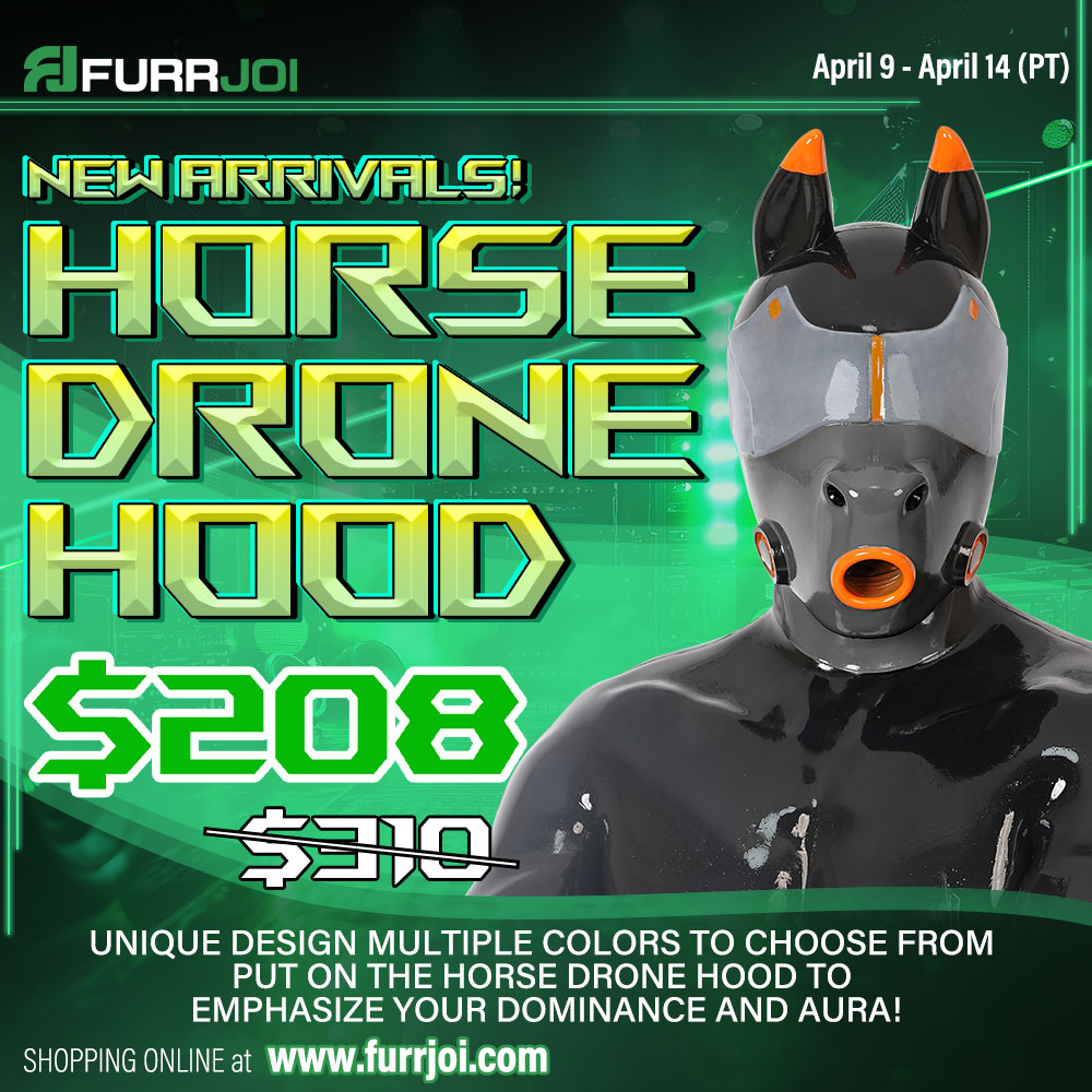 furrjoi01's tweet photo. Horse Drone is now live! From April 9th to April 14th, you can enjoy a sale price.🐎

https://t.co/oYkiou1kIO

Enter our giveaway for a chance to win an amazing Horse Drone! 

Here’s what you need to do: 
1️⃣FOLLOW @furrjoi01 
2️⃣RT & LIKE this post 
3️⃣TAG 2 friends in the comments

Key Dates: 
Giveaway ends: April 30, 2025. 
Winner announcement: April 30, 2025, in the post comments.  

We’ll randomly select TWO lucky winners from all eligible entries! Best of luck to everyone! 🍀📷

#rubber #kinky #furry #silicone #fetish #drone #pony  #ponyplay #horse