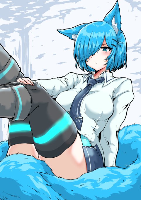 今日の日課はふぁんてぃあぷらんからこおりぎつね( @korigitsune )さんのところの狐ノ坂つららさんです 