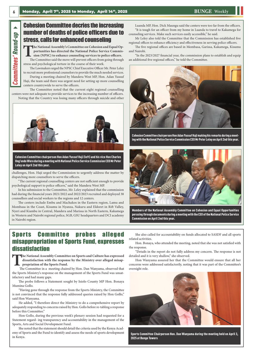 Hon. Adan Haji Yussuf, CBS (@honadanhaji) on Twitter photo 