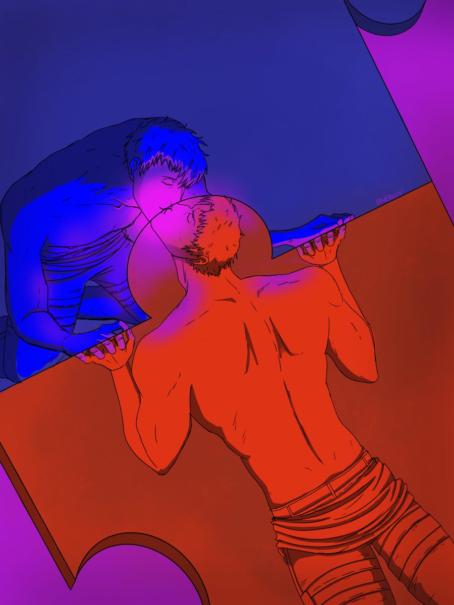 Day five: indirect kiss 

<a href="/ReibertWeek2025/">💛💚 Reibert Week 2025 (Now Planning) 💋</a> #ReibertKissyWeek2025 #reibert #reinerbraun #bertholdthoover #aot