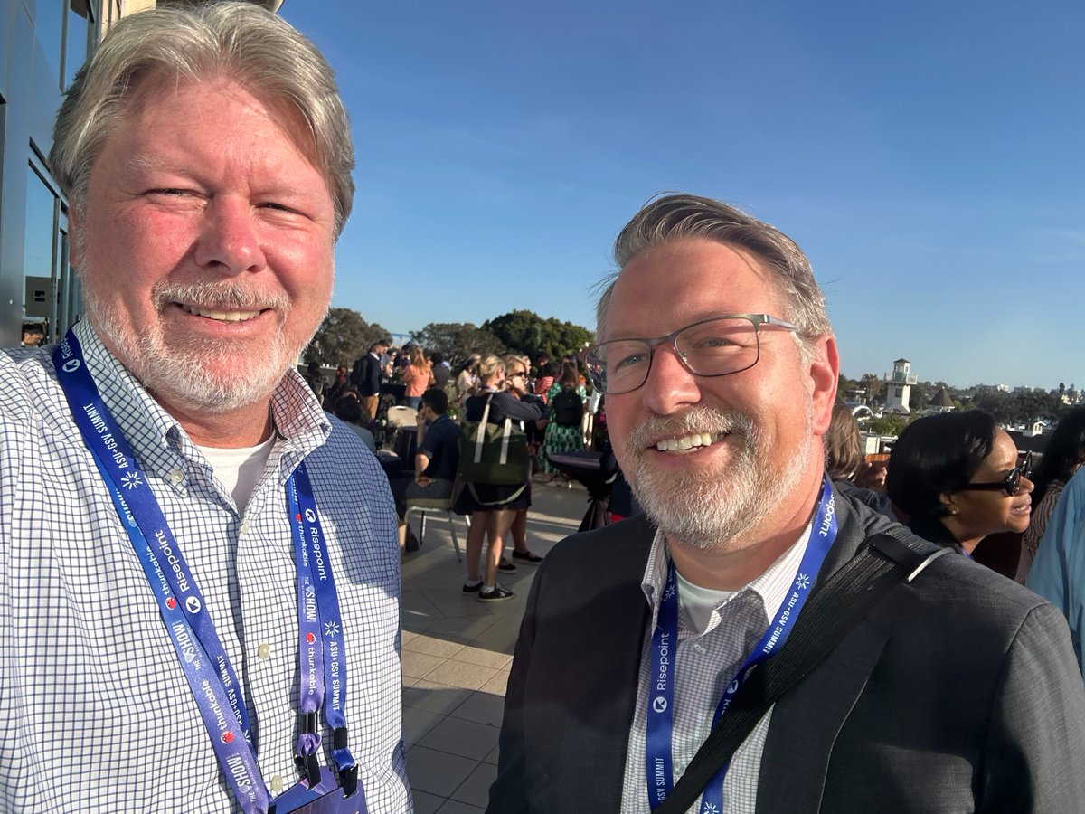 mrccsolutions's tweet image. Michael and Kevin have been soaking up all the insights and making some fantastic connections at #ASUGSVSummit2025! The buzz around AI's impact on education is real, and it's exciting to see so many leaders ready to embrace the change.
#ASUGSV2025 #ASUGSVSummit #EdTechSummit