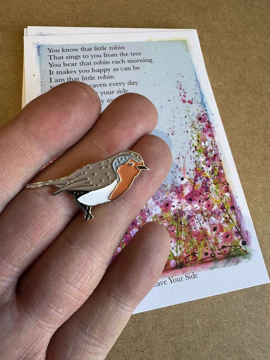 Good afternoon all

**BACK IN STOCK**

And from just £7.50 each 

Check out all the new pins ♥️ imoksaidthebee.com/products/offic…

I have some exciting news!!
I have designed and had made my very own Enamel pins… ♥️
The first 3 batch’s sold out pretty quickly so a massive thank you to all