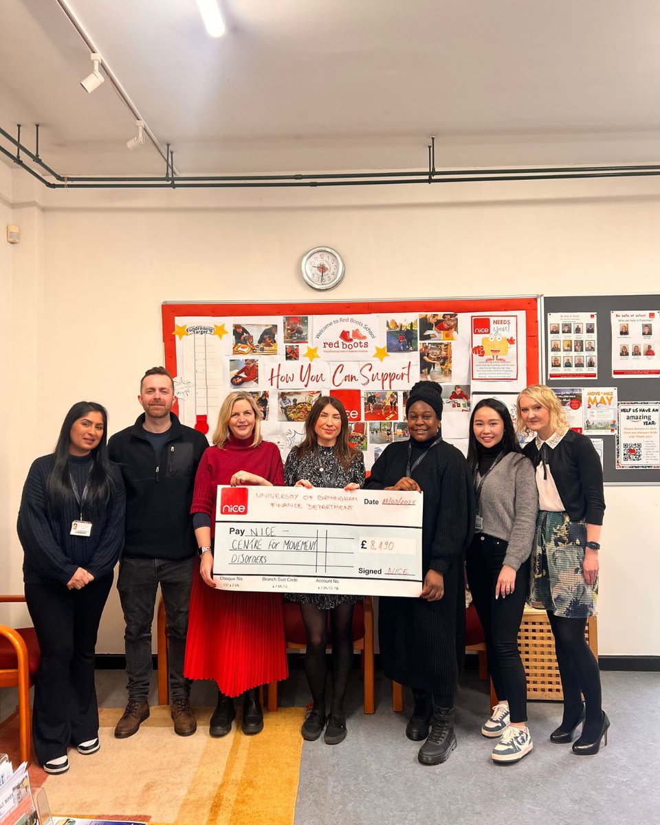 nicecharityuk's tweet photo. A huge thank you to the @unibirmingham Finance Dept for raising over £8,300 for NICE as their Charity of the Year! 🏃♀️🏔️🍰
From bake sales to marathons & volunteering, your support is changing lives. We’re so grateful! 💙 #TeamNICE #CharityOfTheYear #ThankYou https://t.co/cmkAPg6KN1