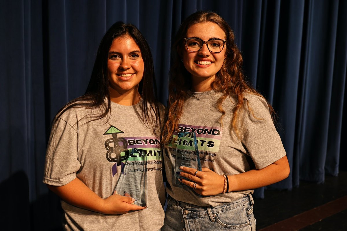 rodragland's tweet photo. Congratulations to Harper Echeverry and  Sydney Ragland for being chosen as recipients for the Peter R Morrow Silent Servant Award for the work they’ve done through their foundation Beyond Limits!! #JEFCOED https://t.co/fKo2gczEJu