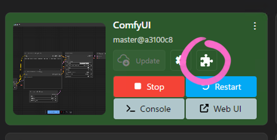 el2da_ai's tweet photo. @zasuko_michiksa 動画作成お疲れ様です。
ComfyUI Managerのインストールはパズルピースボタンからもできますよ。こっちのが初心者には優しいかもです。 https://t.co/EBUKN0tXIb