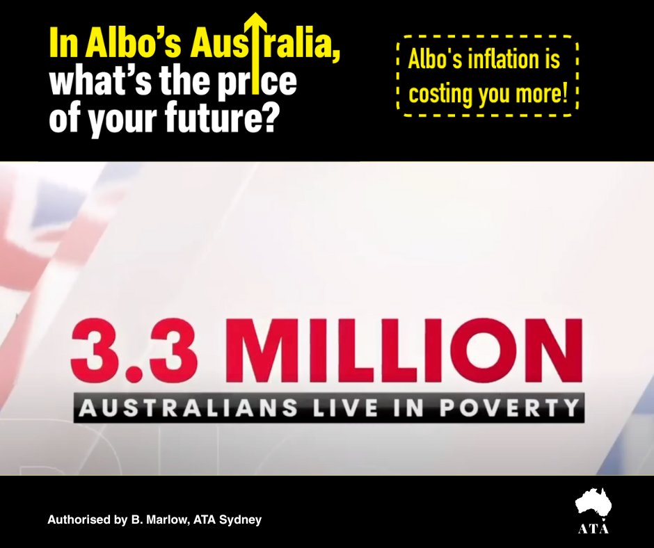 3.3 million Australians now live in poverty — and Labor is laughing.

Albo promised hope. He delivered hardship.

Check out the campaign: yourfutureprice.com.au
Donate to help us take the fight to Labor: bit.ly/AlbosGottaGoDo…

#auspol #AlbosGottaGo #CostOfLiving #PovertyCrisis