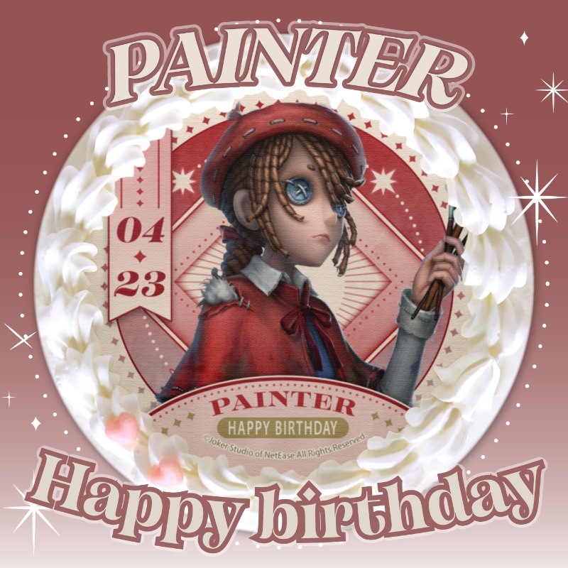 IdentityV 第五人格 画家 エドガー 缶バッジ パティシエ IdentityV #第五人格』 本日4月23日は #画家「エドガー・ワルデン」の