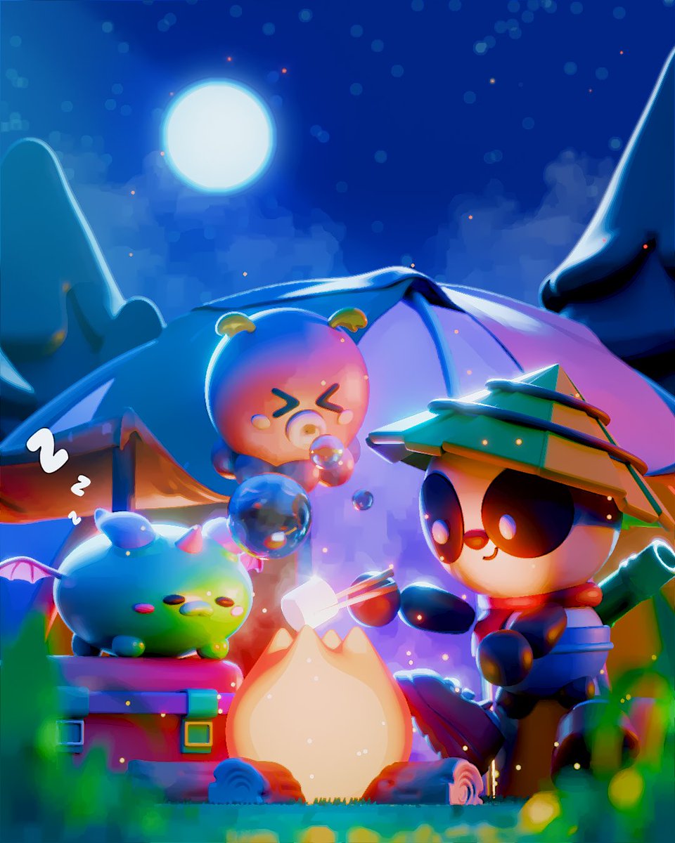 Imaginary_Ones's tweet photo. Wrapped in moonlight 🌙 
and marshmallow sweetness ✨ https://t.co/WOrCkqgRZU