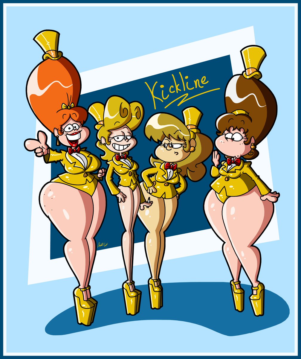 AgentC-24 (@agentc24c) on Twitter photo The latest Kickline group pic for 2025: 
Chelsea, Alison, Veronica and Candy: at your entertainment-related service! The latest Kickline group pic for 2025: 
Chelsea, Alison, Veronica and Candy: at your entertainment-related service!