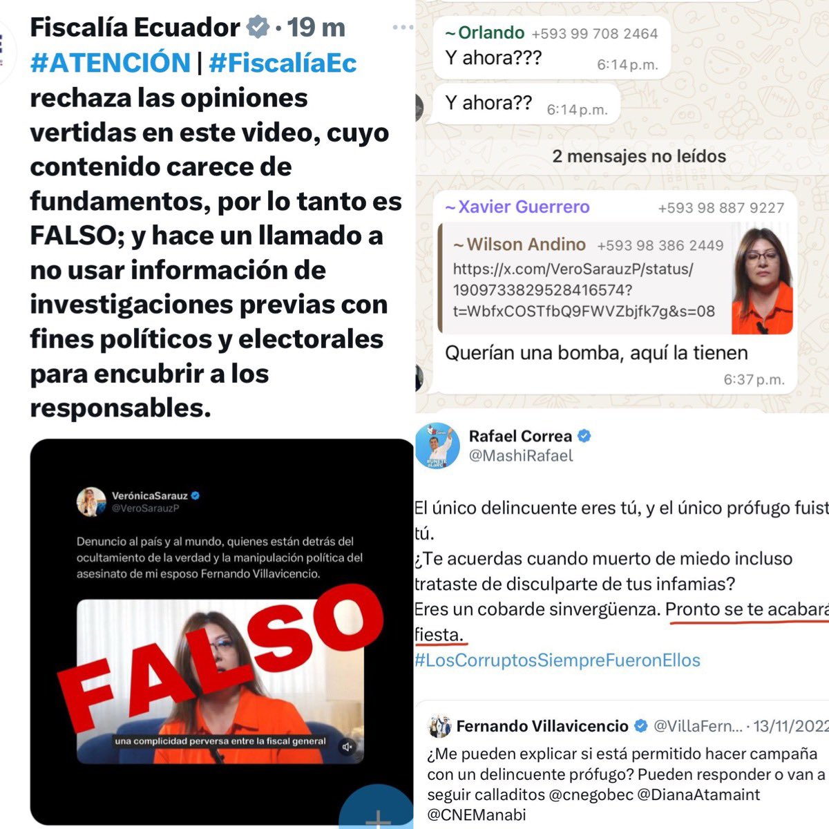 Los 3 autosabotajes de la <a href="/RC5Oficial/">Revolución Ciudadana</a> de las últimas 24 horas. Sigan superándose, señores, muchas gracias.