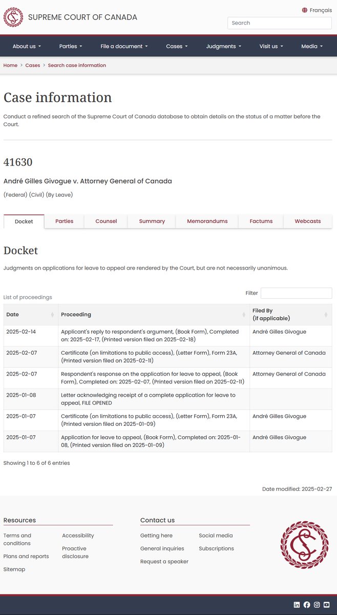 AndreFightsBack's tweet photo. 🚨 Big legal update: I’ve officially filed a Leave to Appeal with the Supreme Court of Canada 🏛️
📜Seeking clarity on genetic characteristics rights, privacy, and justice for all Canadians! 🙏
👉🔗https://t.co/erKqD4tQVz
#GeneticPrivacy #SupremeCourt #HumanRights #BodilyAutonomy https://t.co/L1tTGaA52c