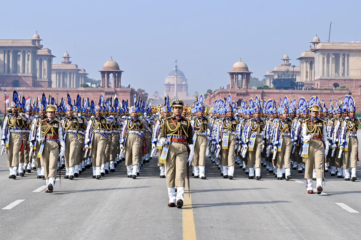 AmitShah's tweet photo. Salutations to the warriors of the CRPF on the CRPF Valor Day. 

Written with golden letters on the scroll of our history, this day bears testimony to the valor of the @crpfindia that stands as the iron shield of Bharat's security. On this day in the year 1965, the CRPF soldiers braved the tide of enemies like a wall of steel and dealt invaders a crushing defeat by fighting with the fiercest valor protecting the Sardar Post in the Rann of Kutch.

My humble tributes to the martyrs who gave their lives to secure the honor of Maa Bharti.