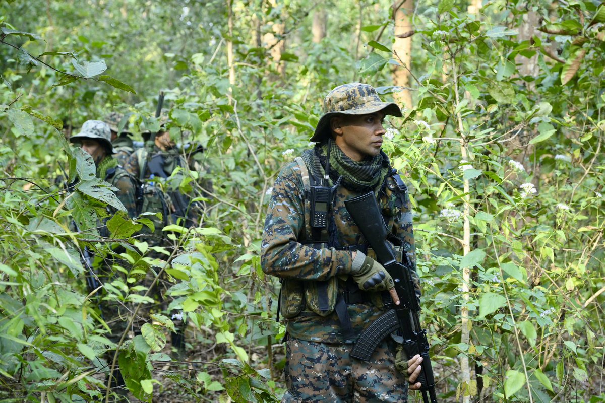 AmitShah's tweet photo. Salutations to the warriors of the CRPF on the CRPF Valor Day. 

Written with golden letters on the scroll of our history, this day bears testimony to the valor of the @crpfindia that stands as the iron shield of Bharat's security. On this day in the year 1965, the CRPF soldiers braved the tide of enemies like a wall of steel and dealt invaders a crushing defeat by fighting with the fiercest valor protecting the Sardar Post in the Rann of Kutch.

My humble tributes to the martyrs who gave their lives to secure the honor of Maa Bharti.