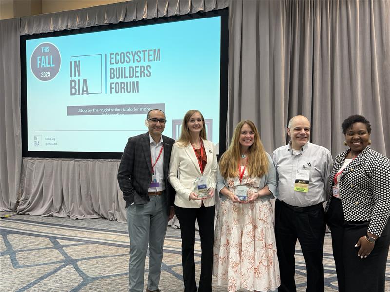 JoseDAlvarez's tweet photo. And congratulations to @KristaCovey/@ffvcnc and @Heather_McW/@UNCW_CIE for being recognized for their respective programs. North Carolina is sure well represented. #ecosysteming https://t.co/jHPOv2Hpql