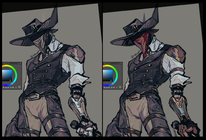 最近よくやる塗り