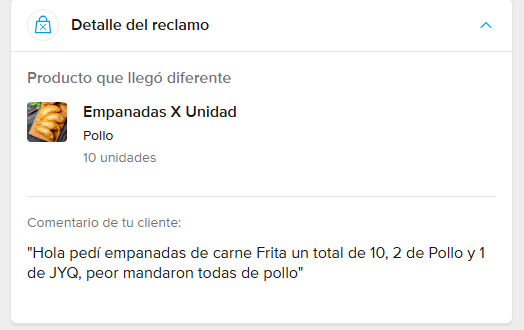aaaler's tweet photo. El pedido / El reclamo

Perdón por enviarte 10 empanadas fritas de POLLO como pediste!!! no pensé que elegir pollo significaba CARNE anibal mil disculpas la puta que te pario https://t.co/Jm9fp05KYa