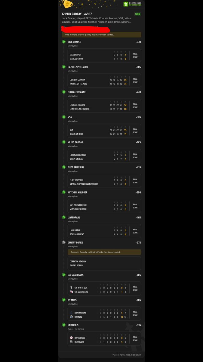 12 LEG PARLAY💰🔒🔮⚡️✅