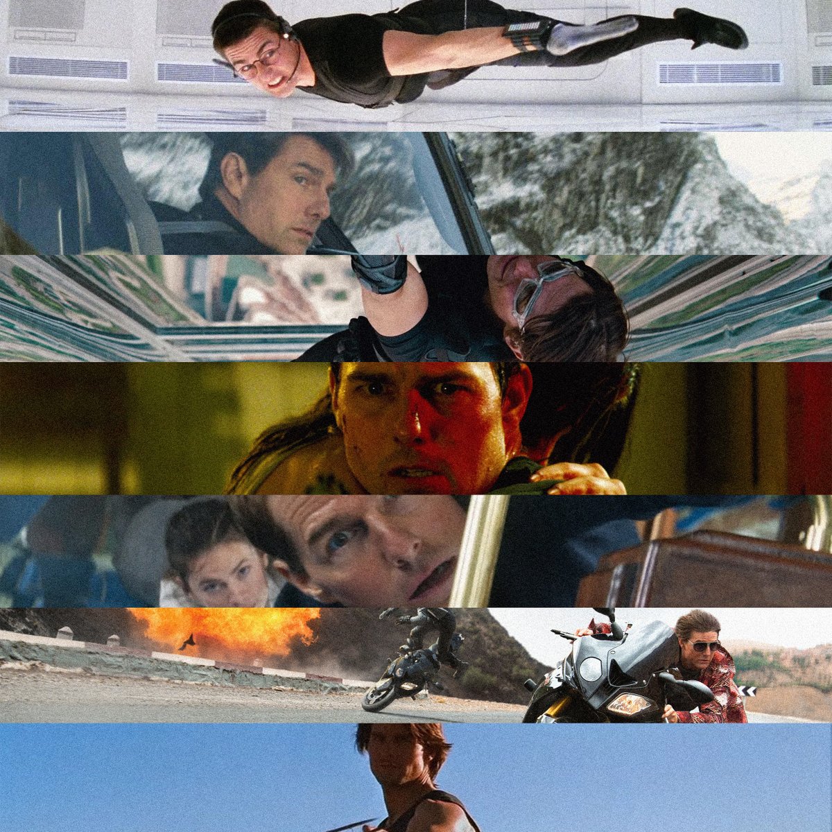 genuinely believe there are no bad mission impossible movies but this is my ranking from great to great.

what's yours?