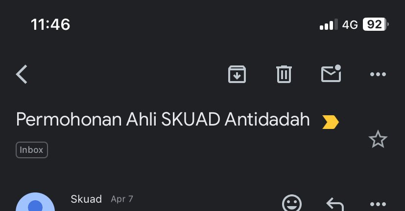 Aku terdaftar sendiri ke?? Hahah