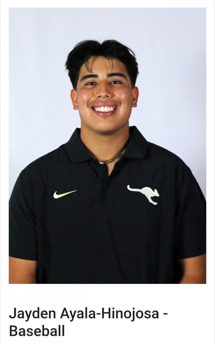 Modern Woodmen of America Student-Athlete of the Week <a href="/JaydenAH12/">Jayden_AH</a>

A freshman and already one of the Top Hitters/Leaders in the SCAC 🔥

Jayden Ayala-Hinojosa - Baseball acroos.com/aotw-widget