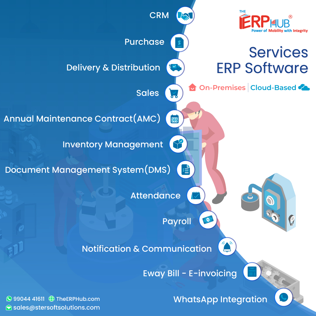 stersoft's tweet image. Enjoy user-friendliness, mobility, and manage your business with best service ERP software for small to large business
For more Details:theerphub.com/amc-service-ma…
#servicemodule #CRM #Purchase #Sales #AMC #DMS  #einvoicing #SterSoftSolutions #TheERPHub #ewaybill #vadodara