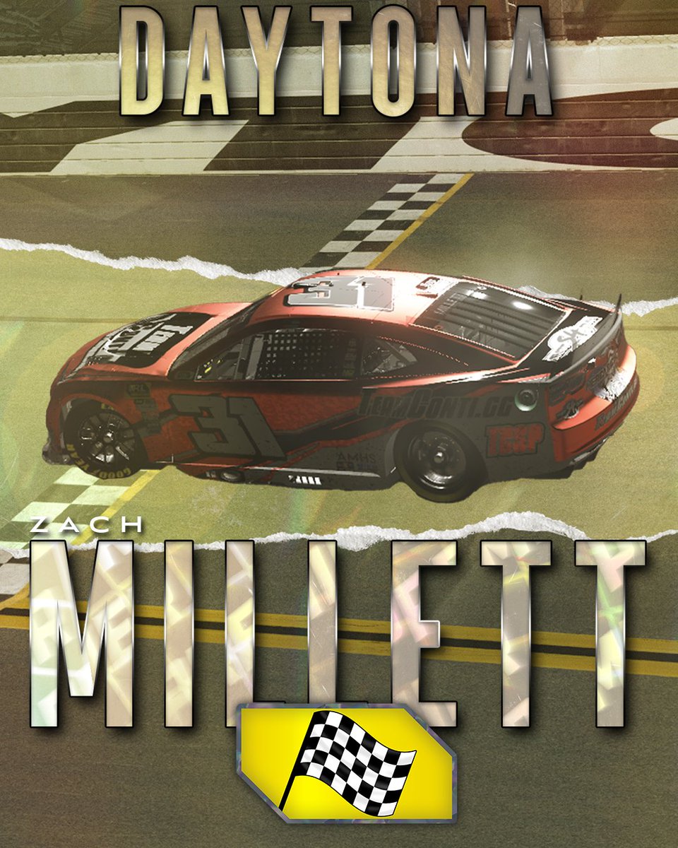 Rookie Zach Millett captures the win in a thrilling overtime finish at Daytona! The Merica Racing driver has put the field on notice heading into the season!

Michigan is on deck for The Count 176 next Tuesday only on the Iron Thunder Racing Network!
