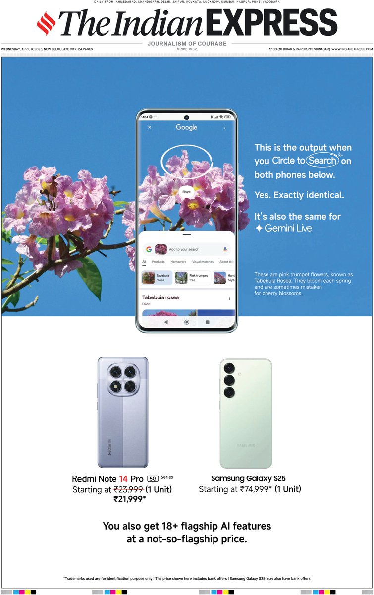 sandeep9sarma's tweet image. The #RedmiNote14 Pro 5G Series with #XiaomiHyperAI and #GoogleGemini
Transform your life with the magical goodness of AI.