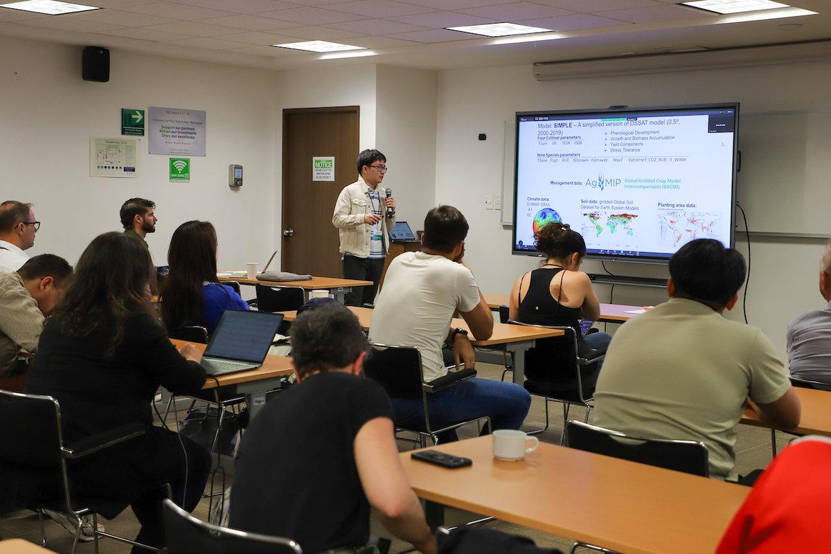 CIMMYT's tweet photo. 🌍 We hosted the 10th #AgMIP Global Workshop at #CIMMYT, where global leaders tackled urgent conversations! From science &amp; policy to crop modeling, we’re advancing #FoodSecurity and a #Sustainable future. 🌱 https://t.co/ZSeQxs2TJt