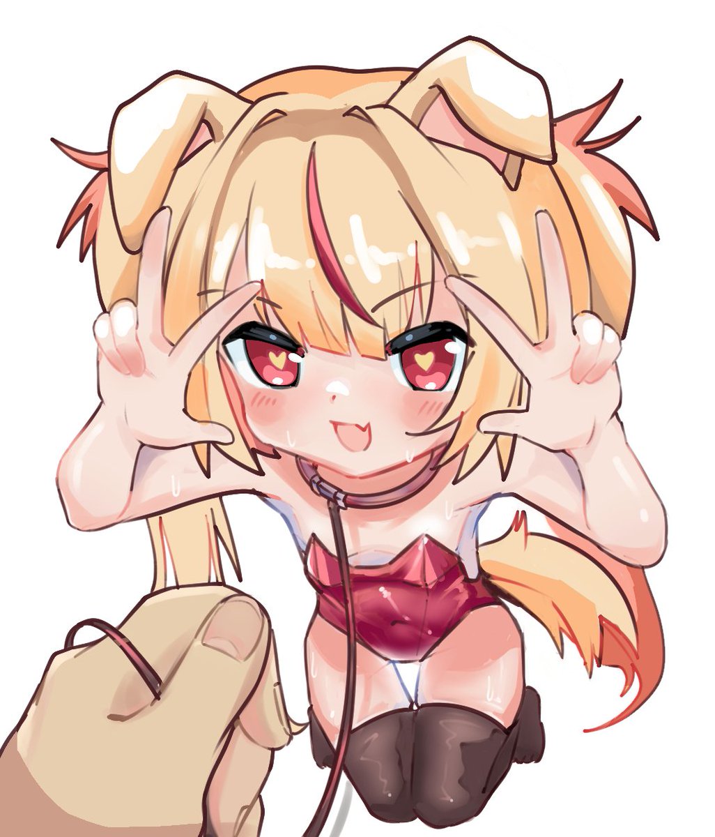 pokorakun's tweet image. she told me to do it #rubyllust 🐶