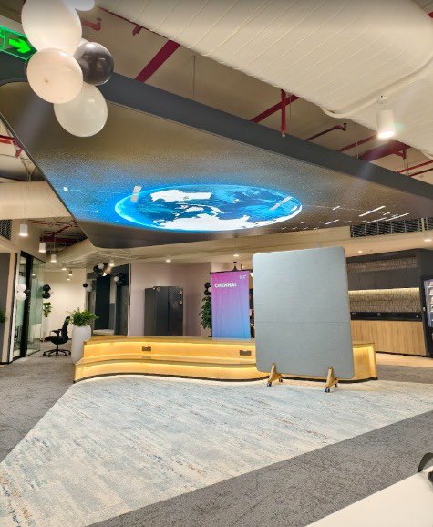 UpdatesChennai's tweet image. 🇱🇺SES, Luxembourg based &amp;amp; world’s leading satellite telecommunications firm has opened its first Indian Global Capability Centre (GCC) &amp;amp; the first one in Asia Pacific outside Singapore in Chennai at DLF Cybercity. To employ 300-400 people initially... #InvestInTN #GCC 👨‍💻