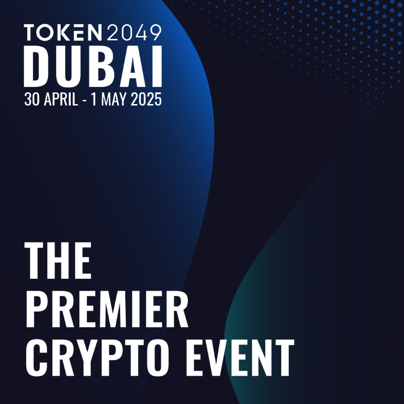 token2049's tweet photo. It’s almost here: #TOKEN2049 Dubai will be our most spectacular crypto festival yet.

15,000 attendees, 200+ exhibitors, 500+ side events—on 30 April - 1 May, the global crypto ecosystem will take over Dubai.

Get ready for a sold out event ✨ 
https://t.co/tLtpGZ2pHP