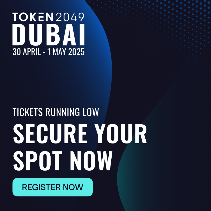 token2049's tweet photo. It’s almost here: #TOKEN2049 Dubai will be our most spectacular crypto festival yet.

15,000 attendees, 200+ exhibitors, 500+ side events—on 30 April - 1 May, the global crypto ecosystem will take over Dubai.

Get ready for a sold out event ✨ 
https://t.co/tLtpGZ2pHP