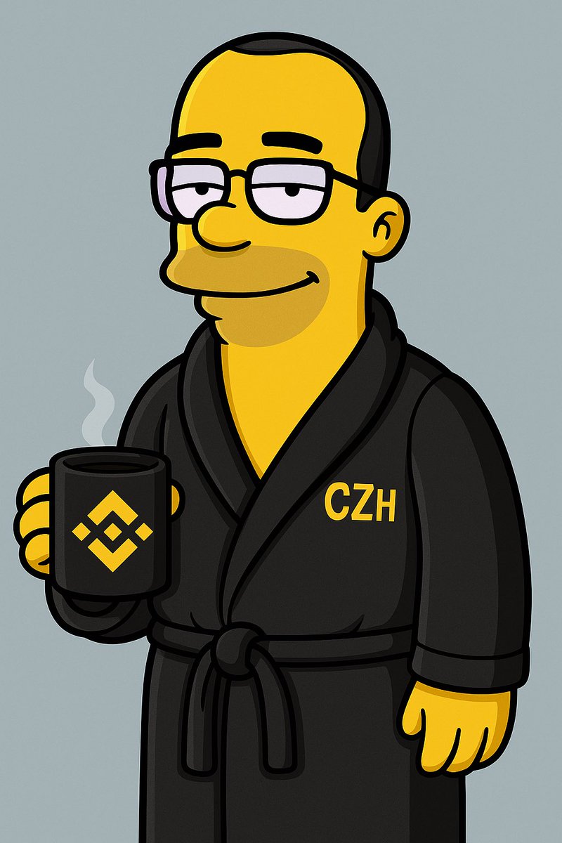 CZHomerBNB's tweet photo. GM is temporary. CZHomer is forever. https://t.co/Y877pM6y53