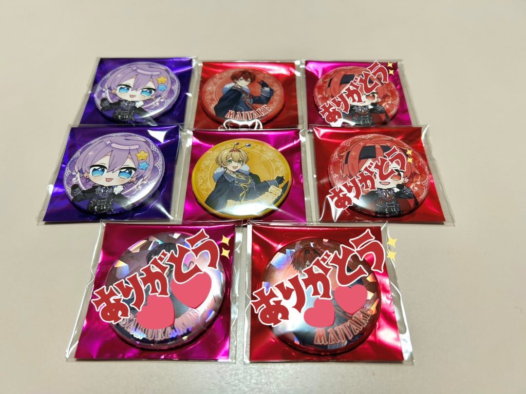 ch_trhk's tweet photo. 譲 : 🌟🍄🦀  缶バ  0.025/枚  ＋  送料
求 : PayPay or 振り込み
      メルカリ可(＋手数料)

プチプチで二重に包み定形外郵便にて発送

他メンもございます

 #ちょこらびグッズ買取 https://t.co/lMzzuxRAId