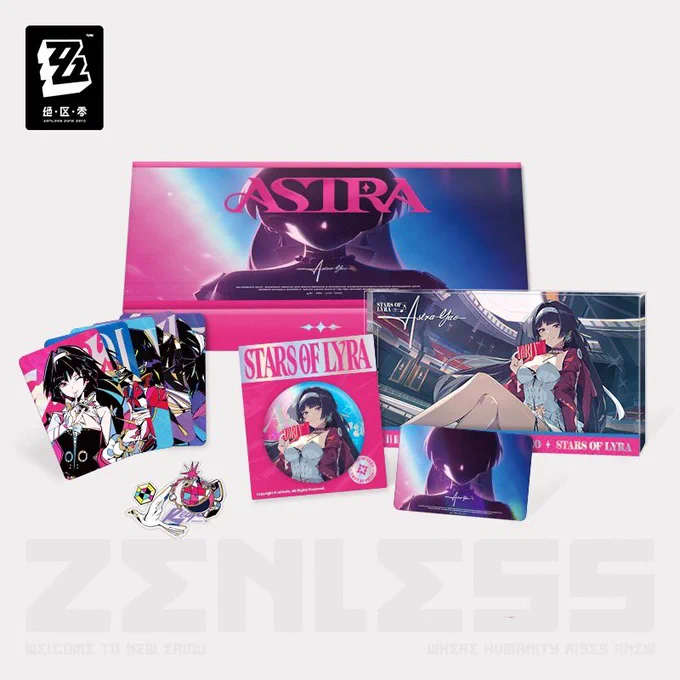 ゼンレスゾーンゼロタオバオ3Z旗艦店より《Starlight アストラグッズ》応援ギフトセット:  Liveチケット: 