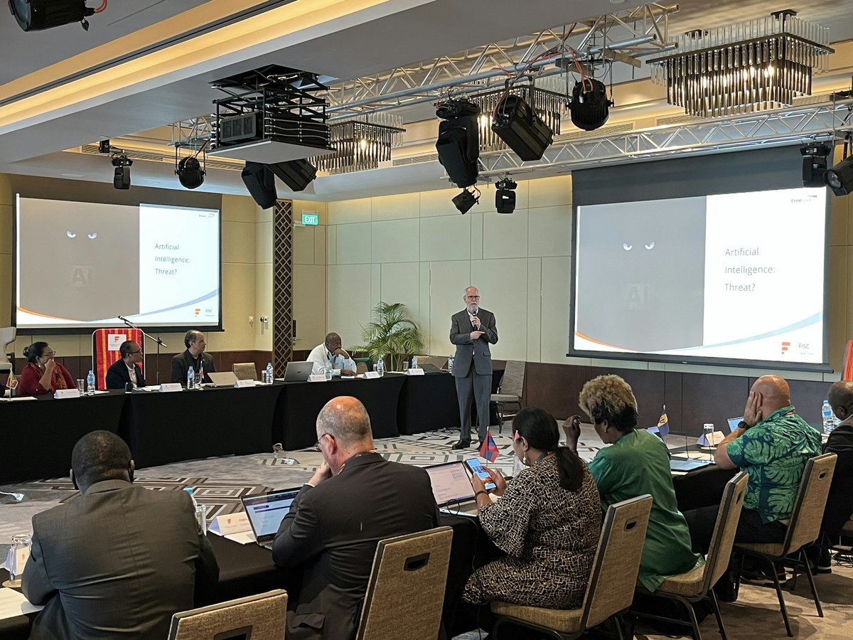 freebalance's tweet photo. FreeBalance International Steering Committee delegates are discussing the opportunities and challenges in using #AI in #PFM

We’re asking “how can governments automate the routine to elevate the human?”

#FISC2025 https://t.co/prJMzWWKYx