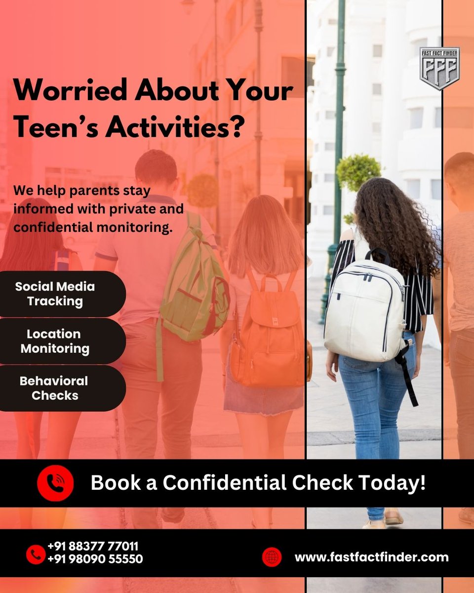 FastFactFinder's tweet photo. Your teen may not tell you everything—but their actions do.
Stay informed. Stay prepared.
We monitor with care, not control.
🔐 100% Confidential

#TeenSurveillance #ModernParenting #DigitalSafety #PrivateDetective #ChildProtection https://t.co/iN3MOQfvSM