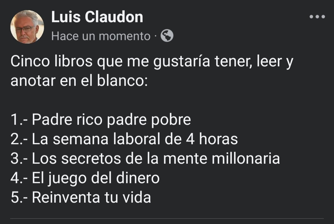 Luis Claudón tweet media