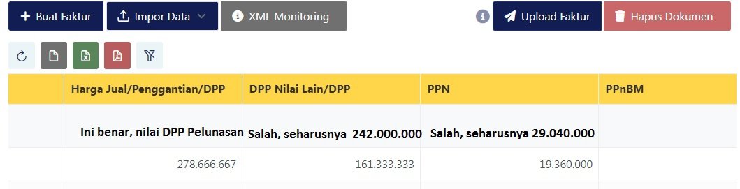 il_jamiil's tweet photo. @kring_pajak Pelunasan memang otomatis min, tp setelah simpan konsep hasilnya begini. Malah jadi nilai DP yg sebelumnya. https://t.co/ywfA9SztJB