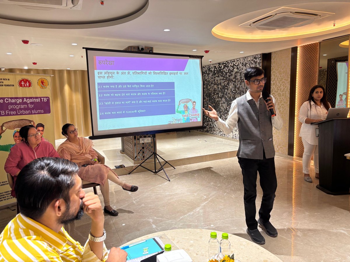tbalertindia's tweet photo. On April 4, a training in Burari empowered 40 FLHCWs—including chemists & informal providers—for early TB screening, referral & treatment support.
Honored to have reps from CTD, NTEP, PATH & Johnson & Johnson join us.
#EndTB #TBFreeIndia #TBAI #FLHCWTraining #CommunityCare https://t.co/4isHVSzDl2