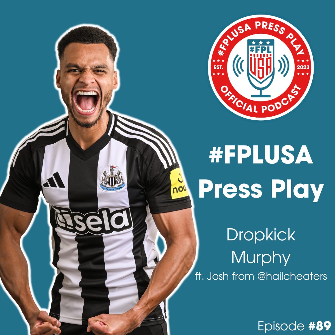 FPLUSAPressPlay's tweet image. ‼️ DGW32 Preview hitting your airwaves with #FPLUSA legend, Josh from @hailcheaters! The trio discuss their green arrows in GW31, with Brian nearing the Top 1000 before bantering about asset situations at ARS, NEW, CRY, &amp;amp; AVL. With chip season in full swing, the lads also discuss…