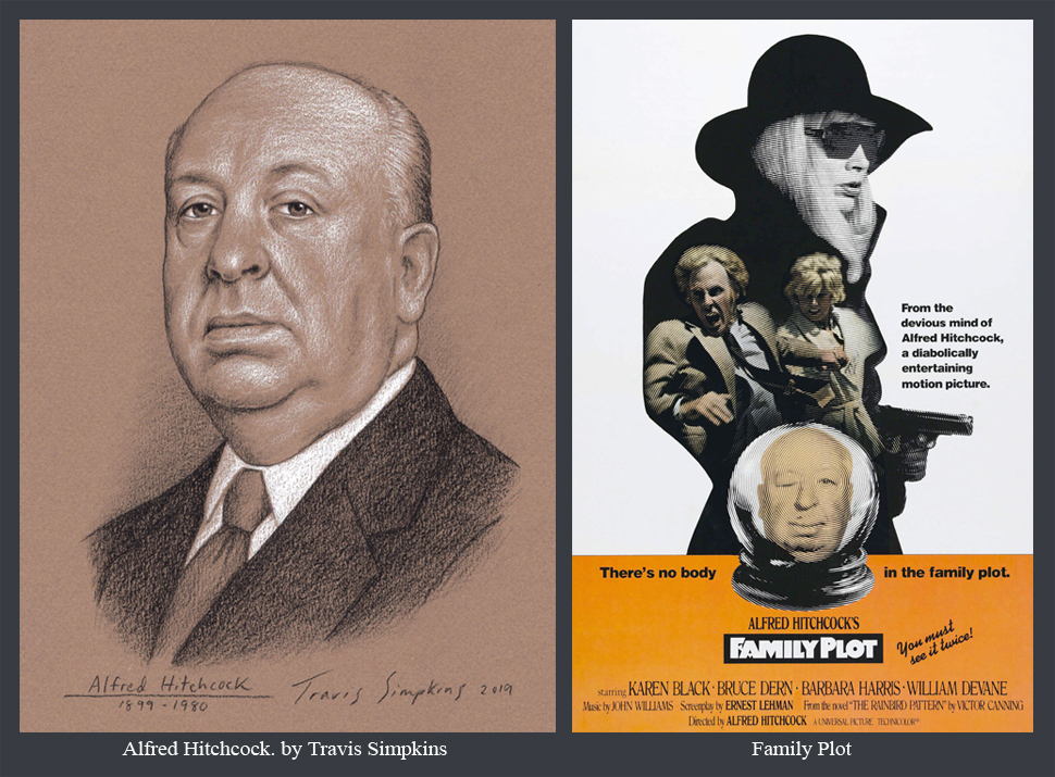TravisSimpkins7's tweet image. April 9, 1976: Alfred Hitchcock’s “Family Plot”, starring Bruce Dern and Barbara Harris, was released in theaters.
Portrait by Travis Simpkins
#AlfredHitchcock #FamilyPlot #BruceDern #Hitchcock #MasterOfSuspense #film #cinema #TravisSimpkins #movies #celebrity #art #portrait