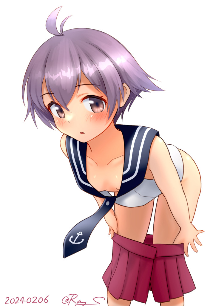 酒匂(艦これ) 「今日は酒匂の進水日ですね。ぴゅう。 」|Ray.Sのイラスト