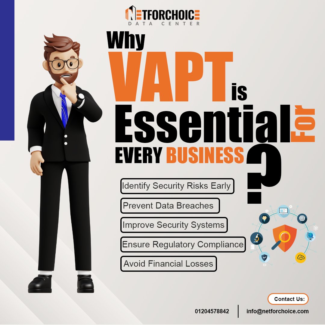 netforchoice_'s tweet photo. One smart move can protect your entire business—VAPT!
NetForChoice helps you:
✔️ Identify threats early
✔️ Prevent costly breaches
✔️ Maintain compliance
Let's secure your business today.
📞 Contact us now:
01204578842 |
#NetForChoice #VAPT #CyberSecuritySolutions https://t.co/WLu30nh6OJ